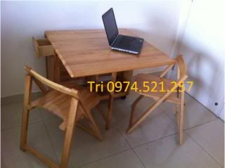 Bàn ghế xếp, Bàn ghế dành cho nhà nhỏ, bàn ghế xuất khẩu, bàn ghế mini, bàn ghế nhỏ - 2