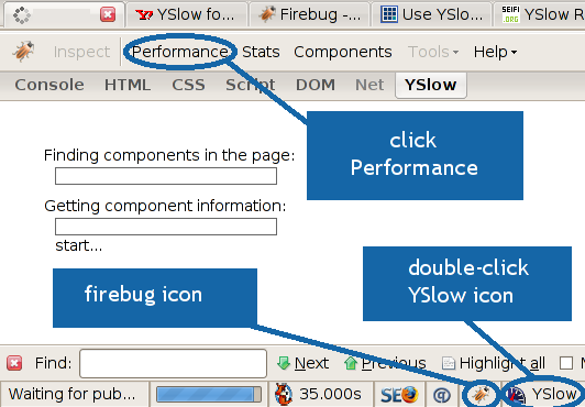 yslow-how to run or use yslow