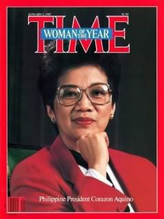 corazon aquino as Time Magazine's Woman of the Year