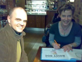 Steve Hartley (Danny Baker, Record Breaker) and Sue Eves (The Quiet Woman and the Noisy Dog)