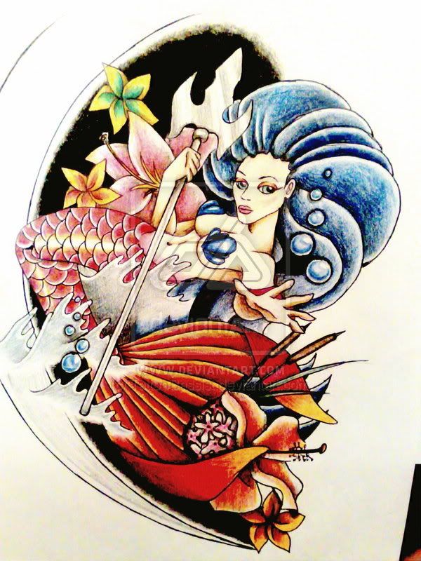 mermaid flash :: Mermaid_Tattoo_Design_by_TattooBass.jpg picture by 