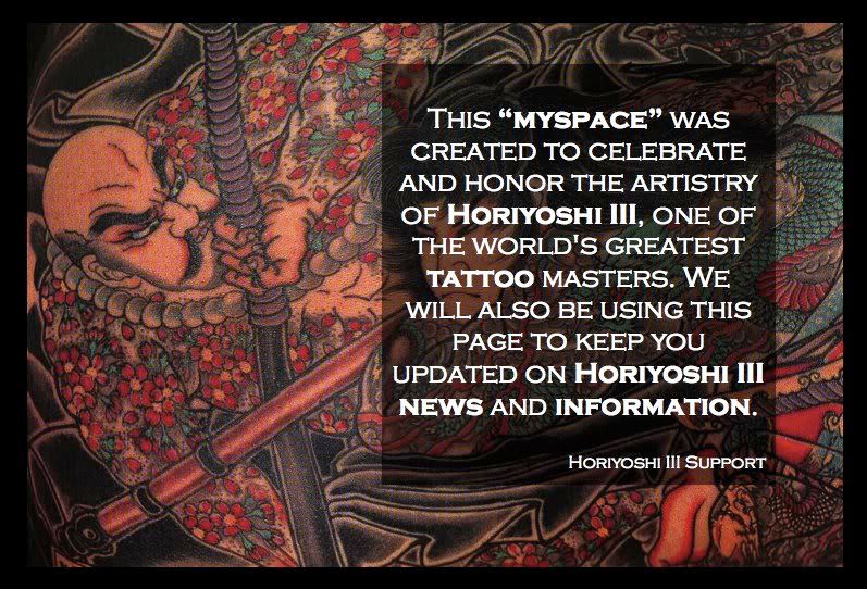 Horiyoshi III 3rd myspace