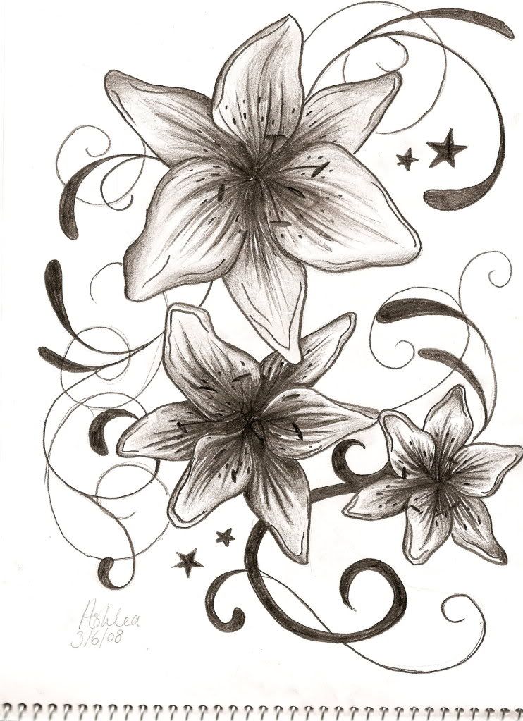 water lily tattoo. water lily tattoo.
