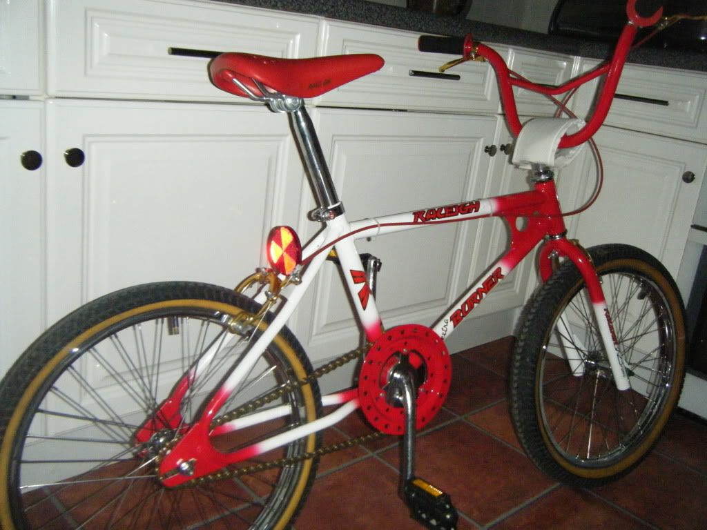 A circa 1982 MK1 Raleigh 'Tuff' Burner BMX Bike in blue and