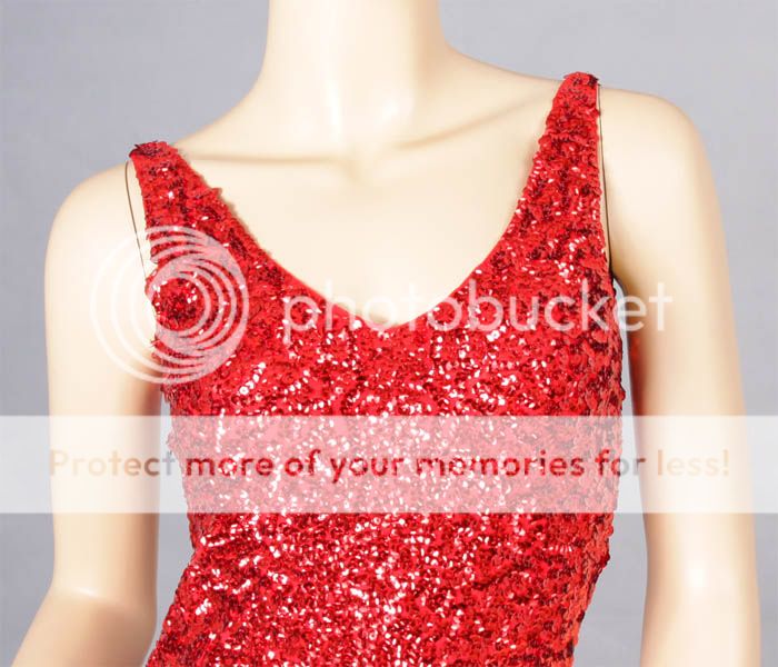 Evening Cocktail Party Club Shine Sequin Dress S M 809  