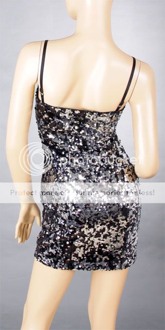   material perfectly follow your body shape bling double colors sequin