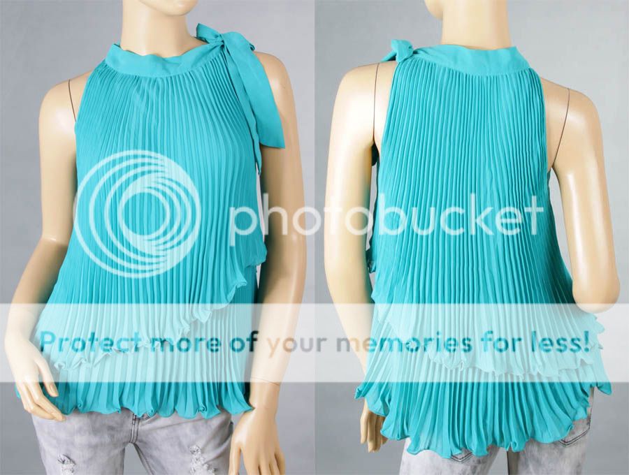 Cocktail Evening Party Bridesmaid Ruffle Top Blouse 313  