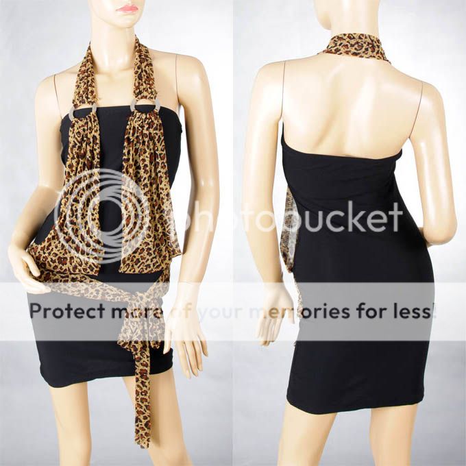 Cocktail Night Club Party&Casual Halter Dress L XL 389  